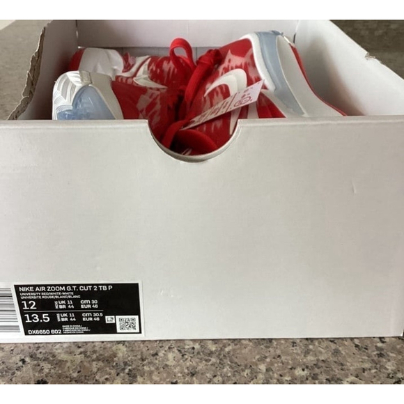 Nike Air Zoom G.T. Cut 2 TB P Size: 12 Color: University Red / White